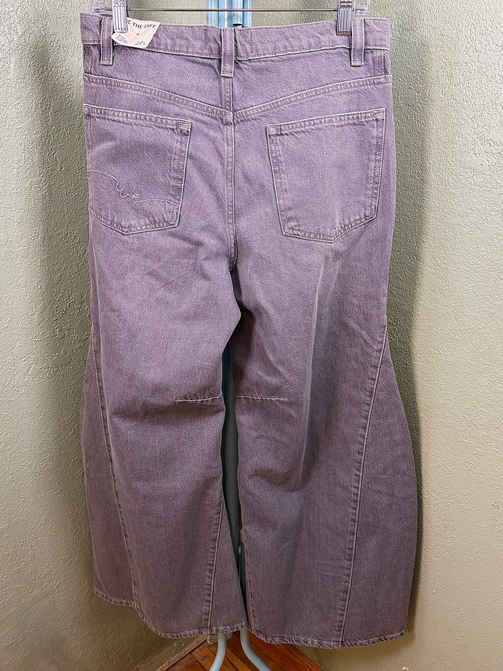 We The Free Grey Wide-Leg Flare Jeans - Picture 6 of 11
